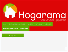 Tablet Screenshot of hogarama.com